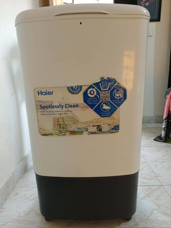 Haier washing machine 1