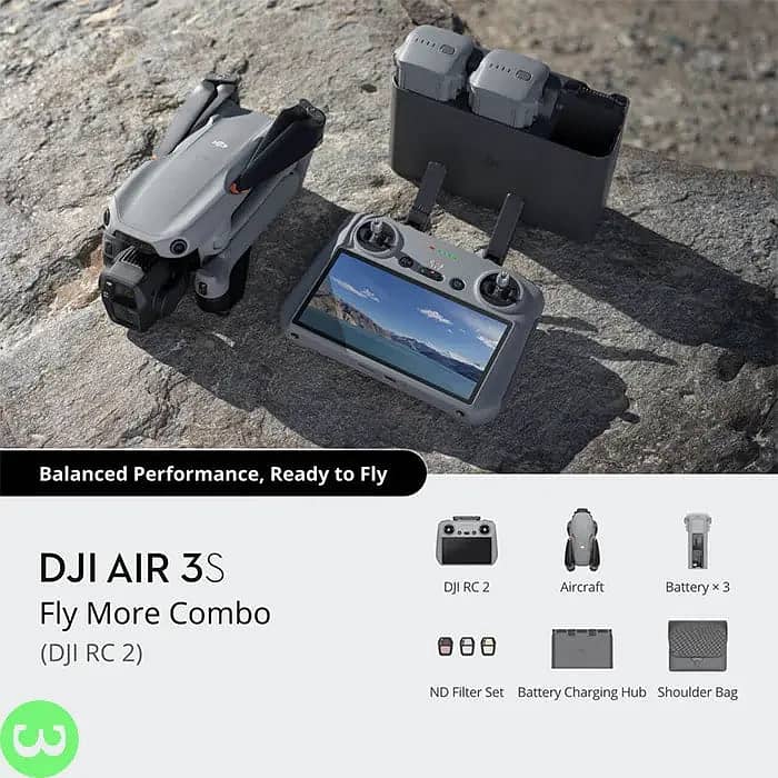 DJI Air 3S Fly More Combo (RC 2) 2