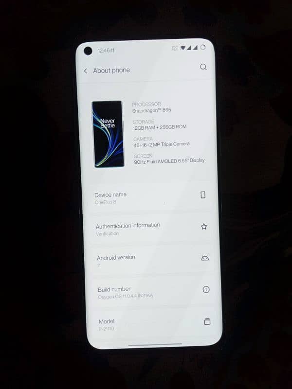 oneplus 8 12 256 4