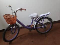 Almost New Purple Girls' Cycle – Excellent Condition