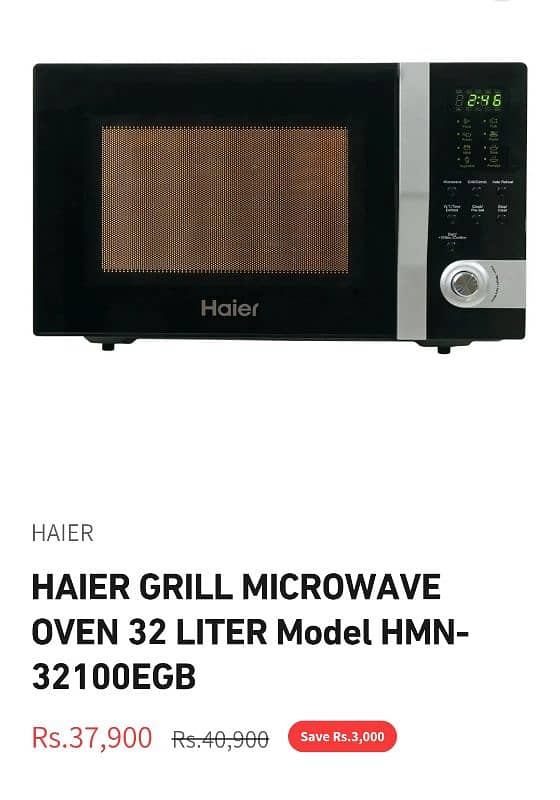 Haier Model No. HMN-32100EGB 9