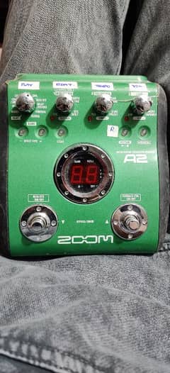 Zoom A2 Multi Effects Processor up for sale . .