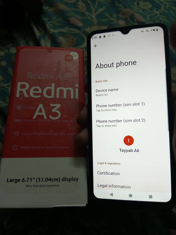 Redmi A3: 4GB RAM & 64GB ROM. Urgent sale 1