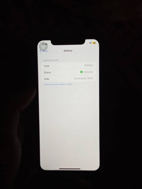 I phone xr 64gb jv 86 battery health all ok koi foult ni haa 0