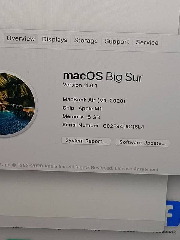 NEW CONDITION MACBOOK AIR M1 2020 13 INCH 8GB RAM 256GB SSD 10 CYCLE 11