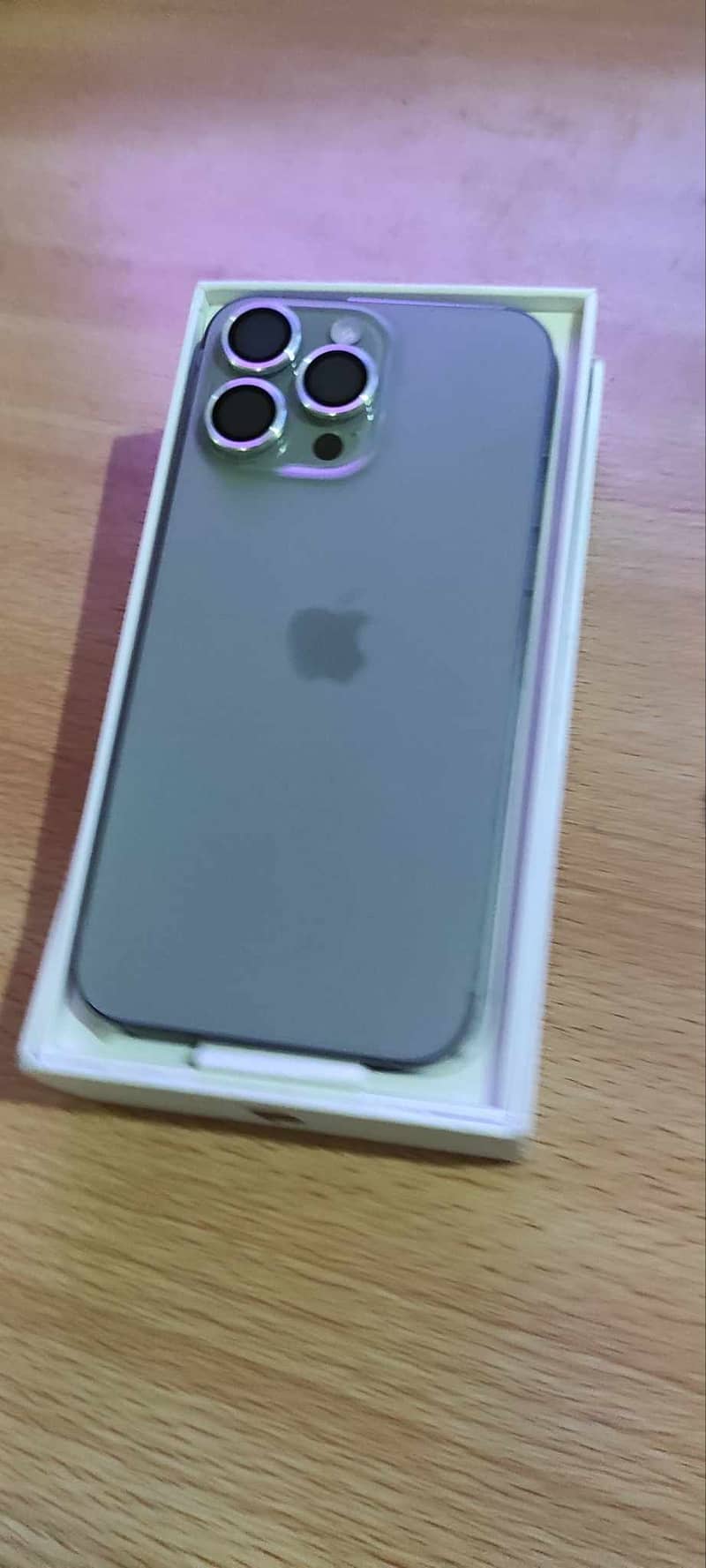 Iphone 15 pro max 256gb LLA natural color Non PTA Factory unlock 7