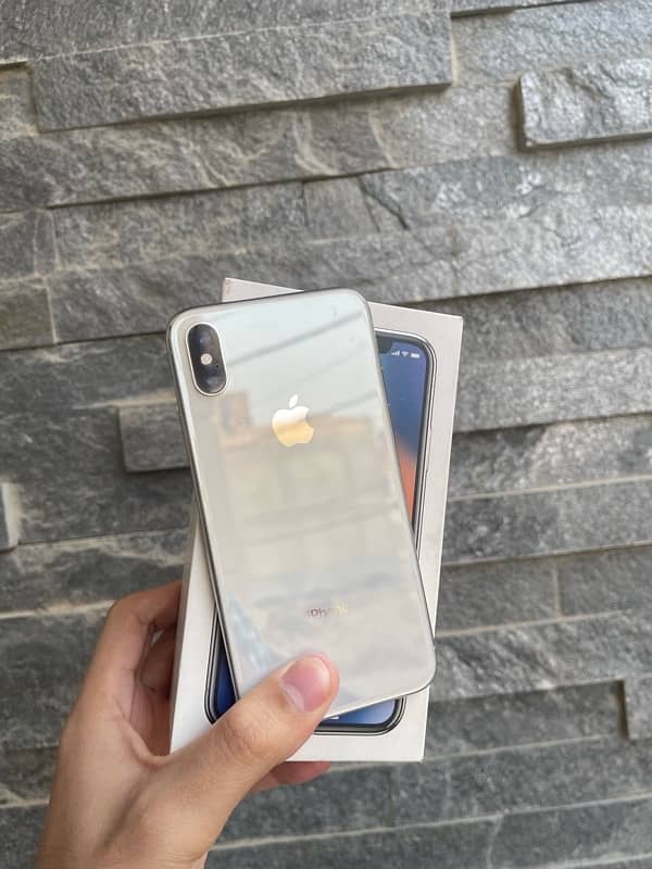 Iphone X 256gb pta approved with box 0