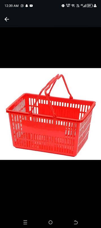 I am selling basket 0