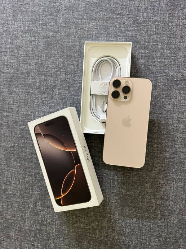 iPhone 16 Pro Max 256GB Non PTA Factory Unlocked HK Variant 0