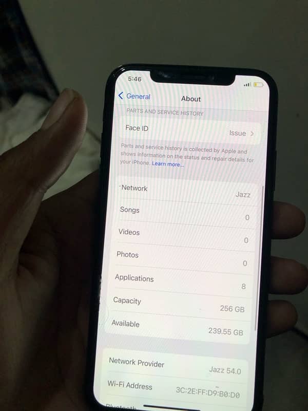 Iphone X 256gb PTA Approved 3