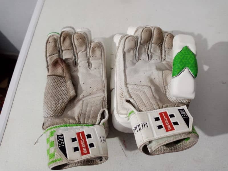 Gray Nicholas Hard Ball Gloves 1