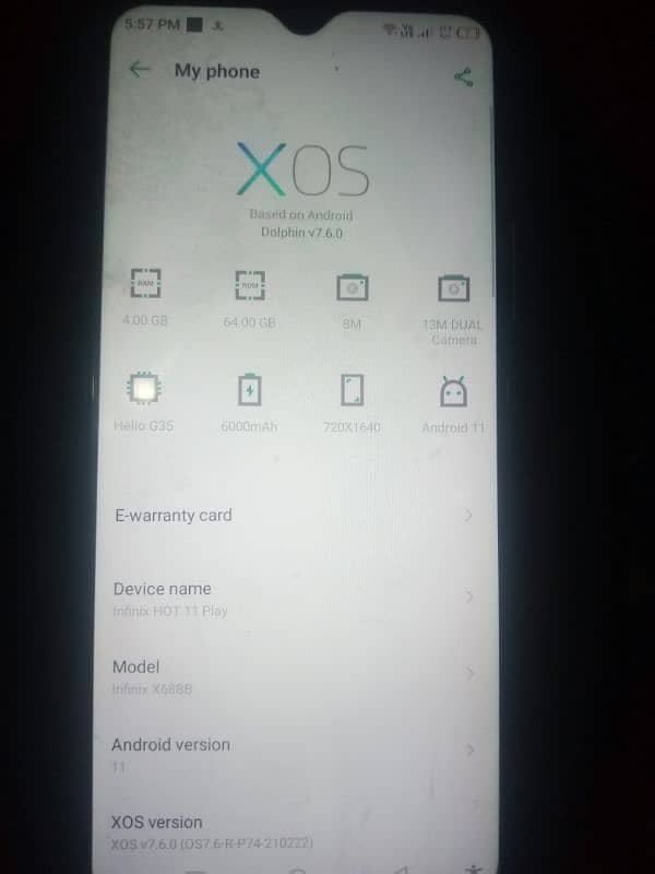 infinix hot 11 play 3