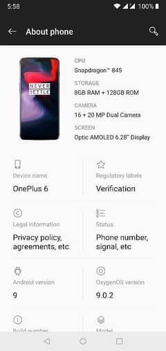 OnePlus 6 8/128  read add