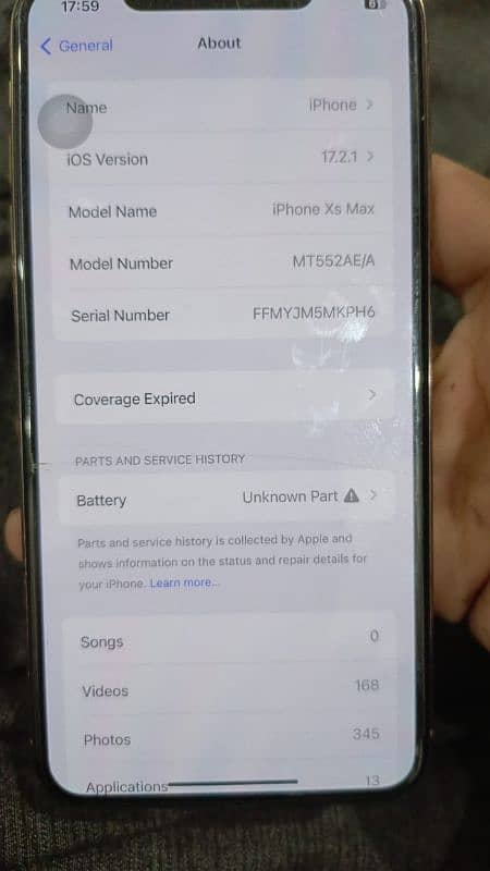 iPhone xs max non pta 7