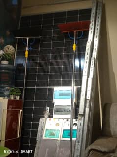 Solar panels washer brush