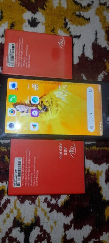 Itel A25 Pro with Two Extra Batteries. 3