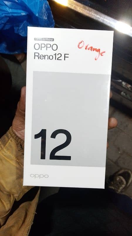 oppo Reno 12f  just box open full warnty 8.256 0