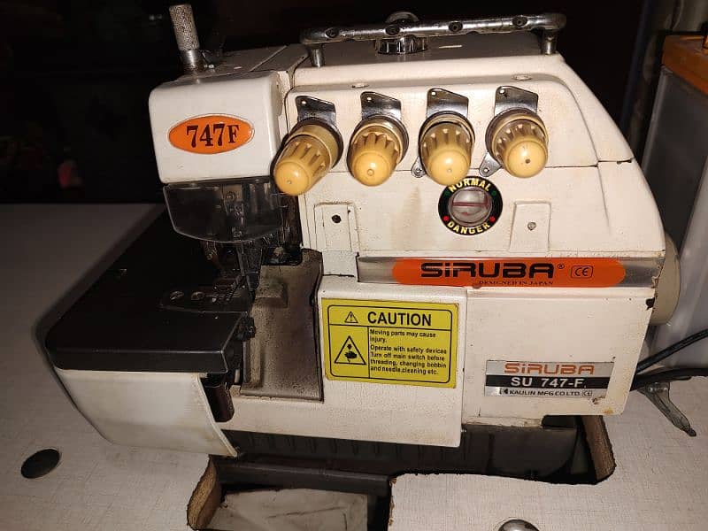 over lock machine siruba 747 5