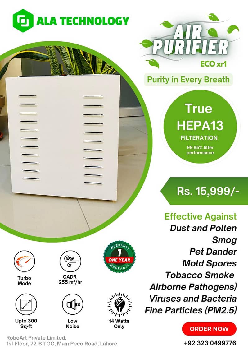 Air Purifier ECO xr1 0