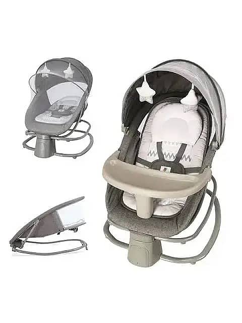 Mastela 4 in 1 & 3 in 1 | Kids Electric Baby Swing cot | 03015157031 10