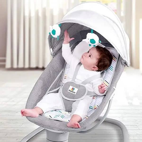 Mastela 4 in 1 & 3 in 1 | Kids Electric Baby Swing cot | 03015157031 5