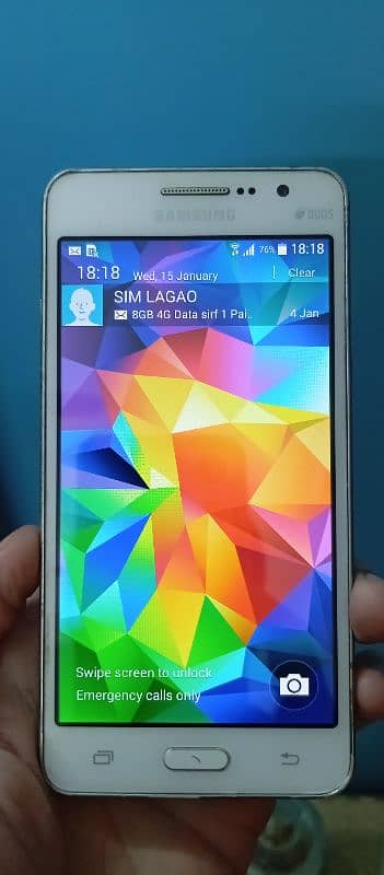 Samsung Galaxy Grand Prime Duos Smartphone PTA Approved Mobile Phone 1