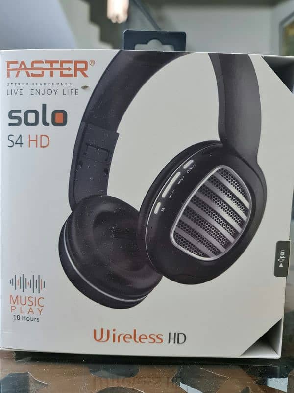 Wireless Headphones- Faster Solo S4 HD 1