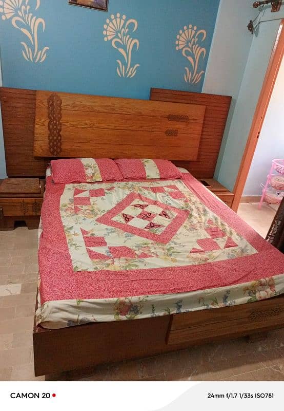 full furniture set 5 item Used with mattress 4