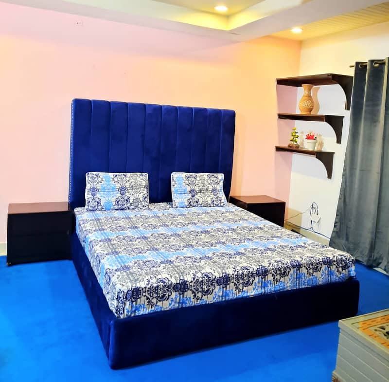 Per day 1bed full furnished flats available for rent 0