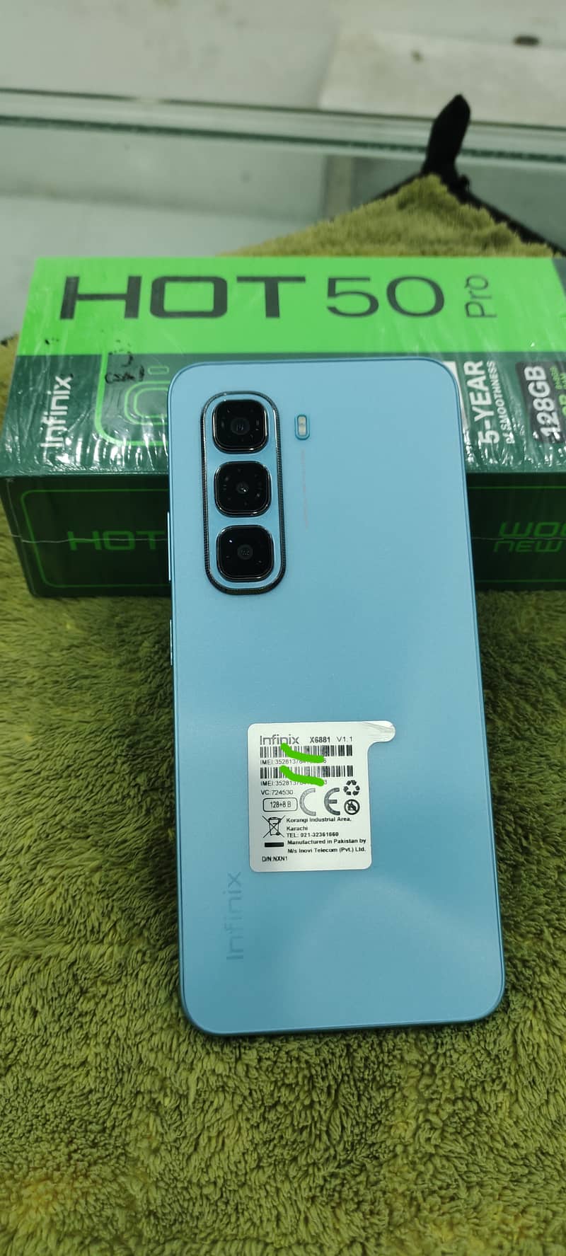 Infinix Hot 50pro front finger print sinsar 0