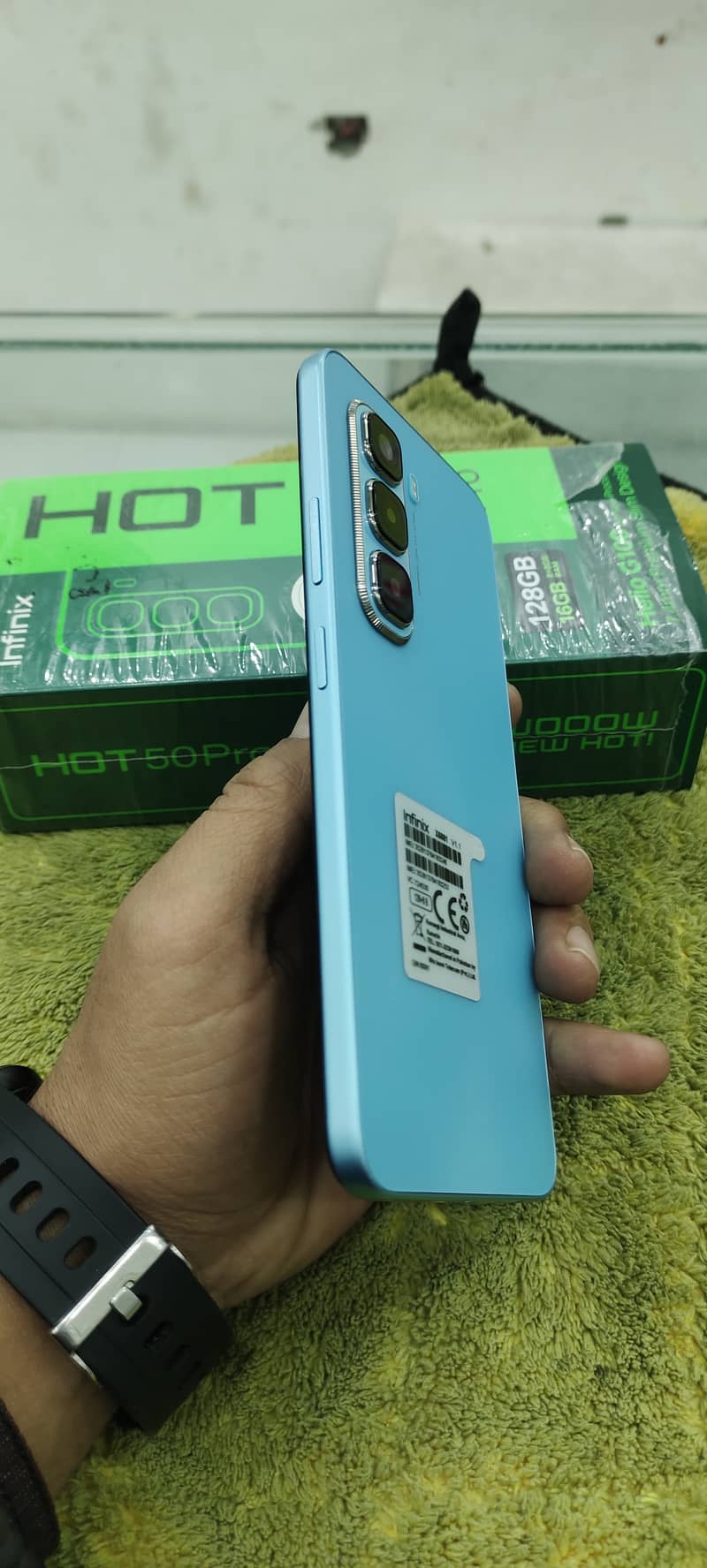 Infinix Hot 50pro front finger print sinsar 2