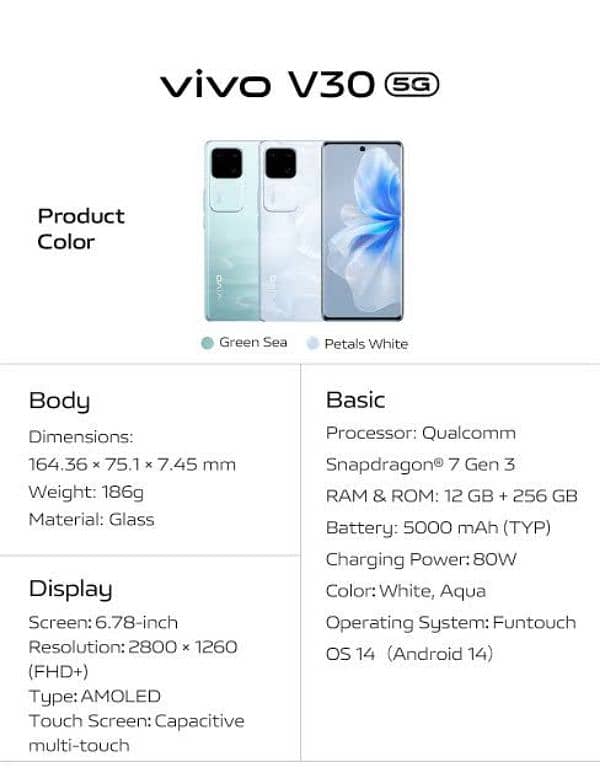 VIVO v30 5g . . . 2