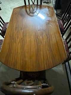 6 person dining table and chairs