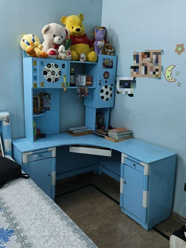 Corner Study Table For Kids 0