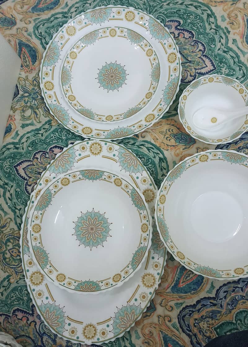 Opal Glassware Dinner Set 6