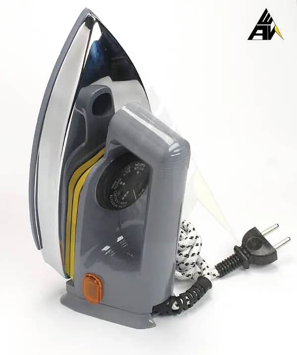 Lightweight Iron - Sleek & Modern Design - Gray Istri 1000 Watt 1