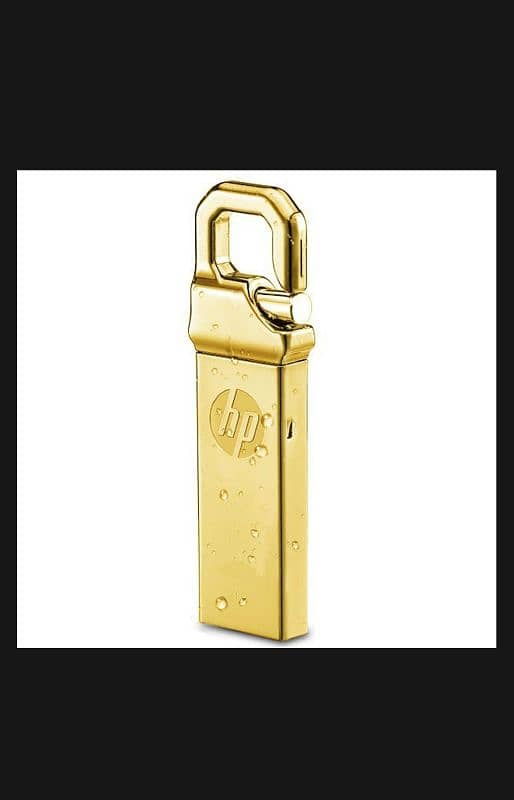 HP USB flash drive 2TB pen drive metal body Golden edition 0