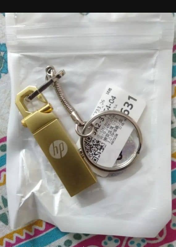 HP USB flash drive 2TB pen drive metal body Golden edition 1