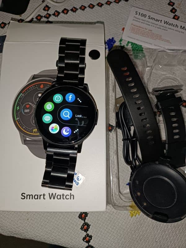 Lemfo s100 smart watch for sale 03215363790 7