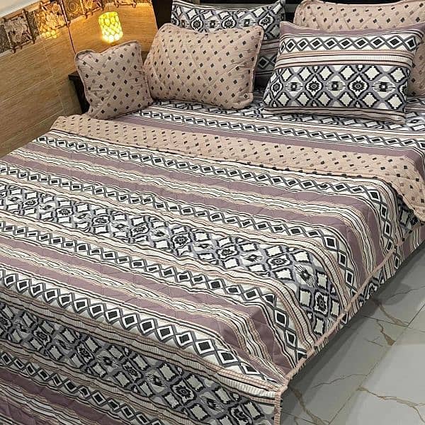 7pcs king size bed sheets 6