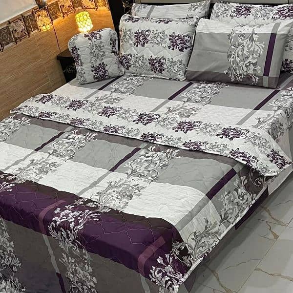 7pcs king size bed sheets 14