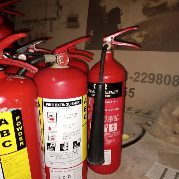 refilling fire extinguisher 7