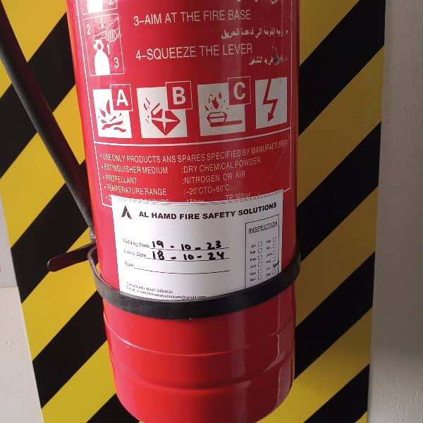 New Fire Extinguisher DCP / Co2 6