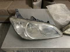 civic 2005 front light back light and left fender