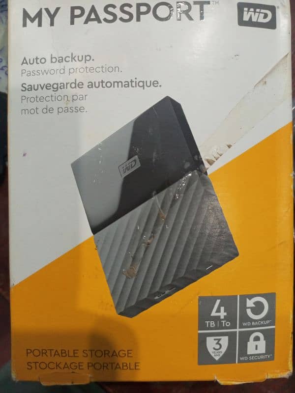 4 TB portable HD 0