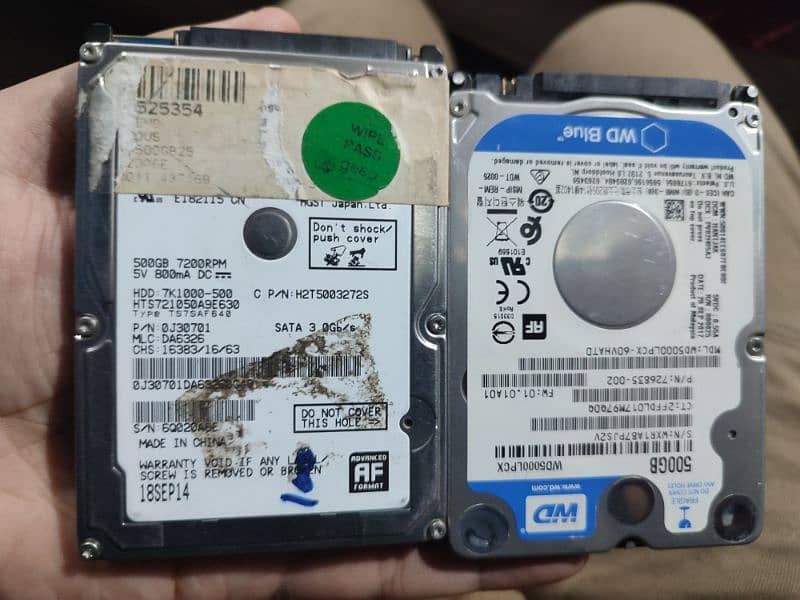 Laptop Hdd hard drives 1