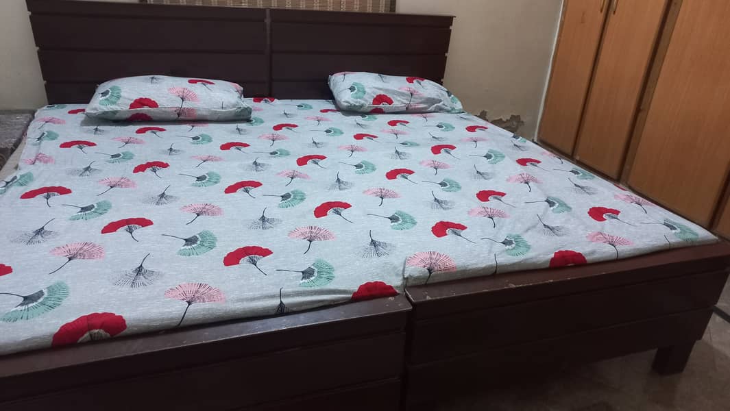 Single bed set without mattress 3