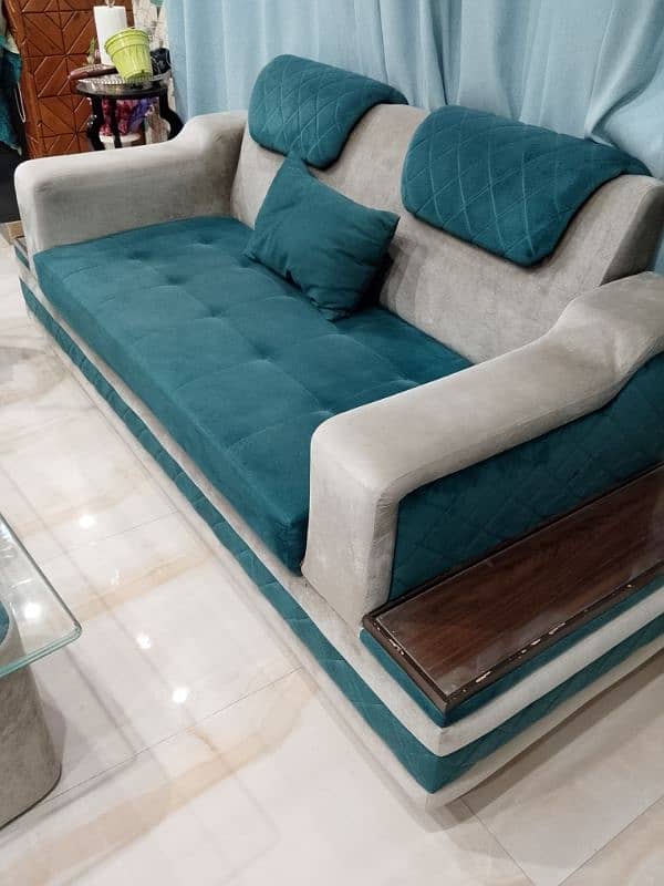 sofa with glass Table 7