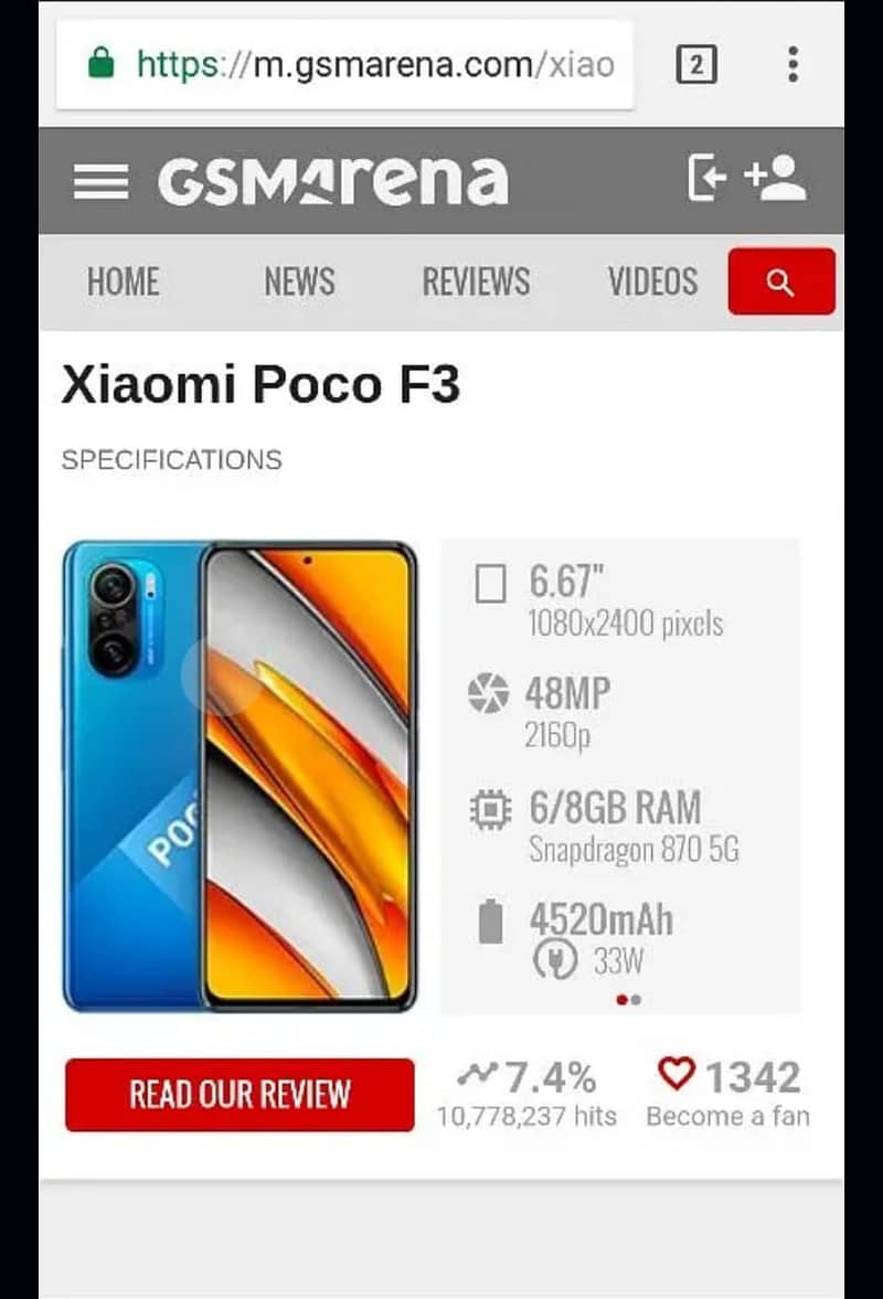 Xiaomi Poco F3 5