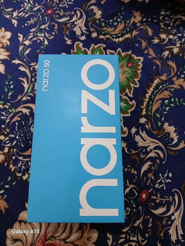 Realme Narzo 50 Blkul ok piece hai with box charger 11